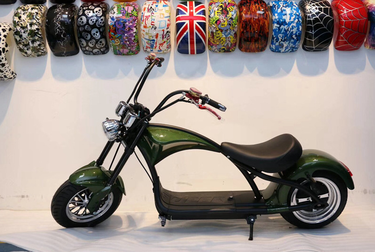 Big Wheel Citycoco Electric Scooter Black Off Road 2000w Shock Absorber