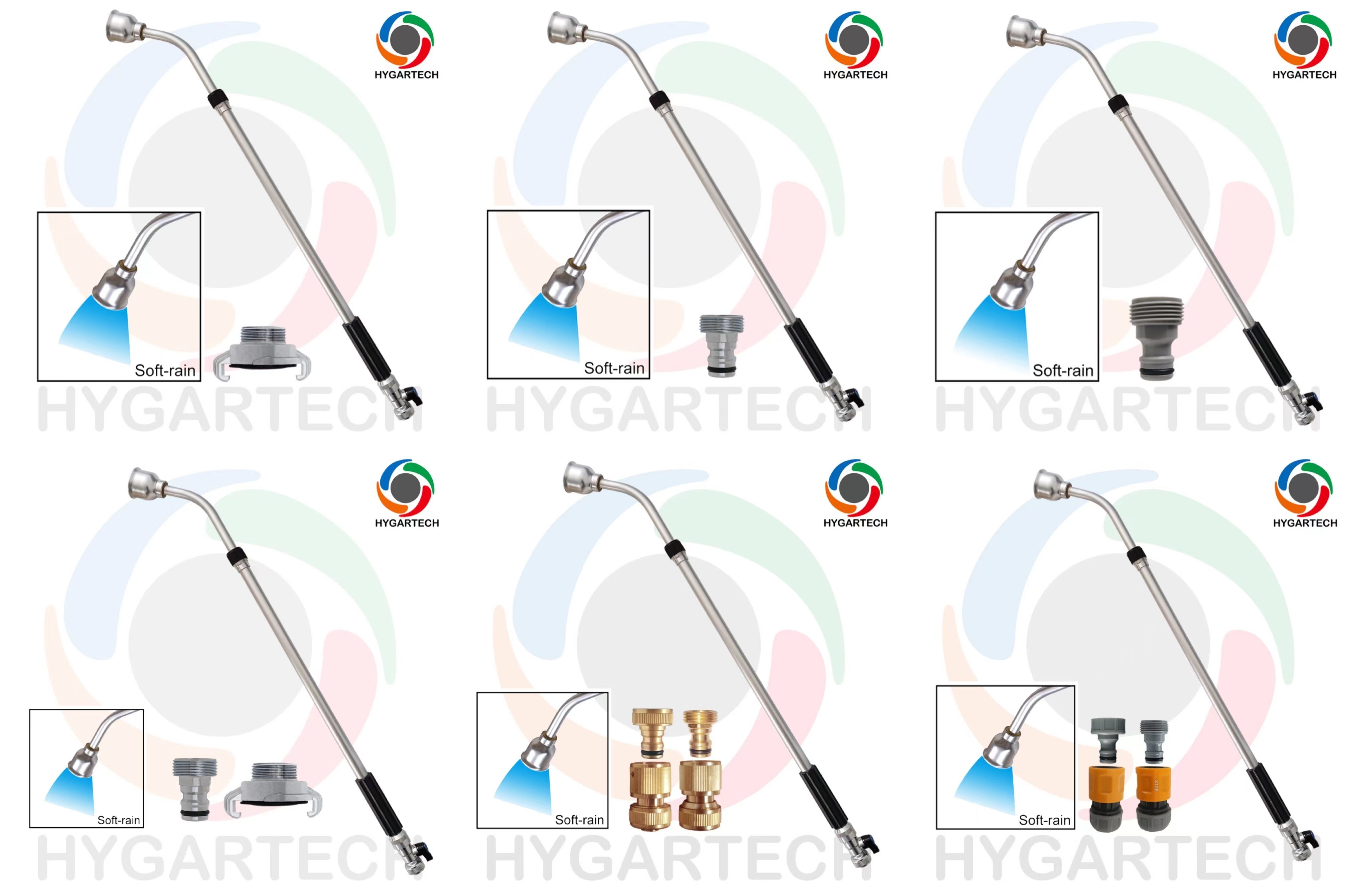 Telescopic Soft-Rain Spray Lance W/ Brass Ball Valve