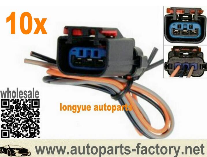 longyue Coil Jumper Camaro/Firebird 87-95 TBI/TPI/LT1 Ignition Coil Connector Pigtail 8"