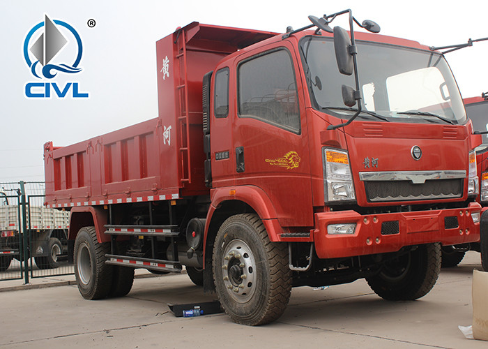 EuroIII 4x2 6 Tires CDW Diesel Heavy Duty Dump Truck 65 Hp 2T Loading Capacity New Diesel Dumper