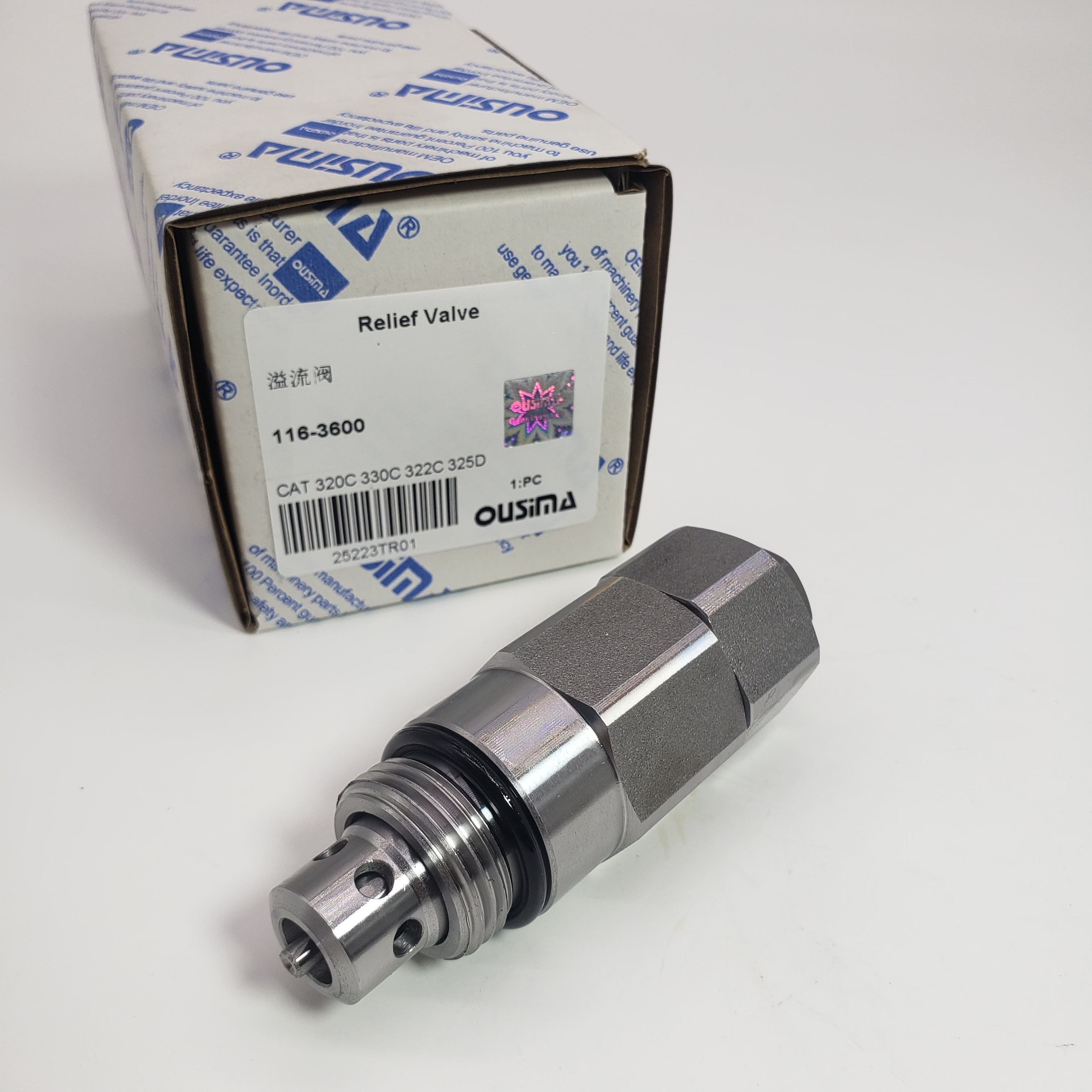 Relief Valve 116-3600 1163600 For CAT 320B 322C 325B 330C