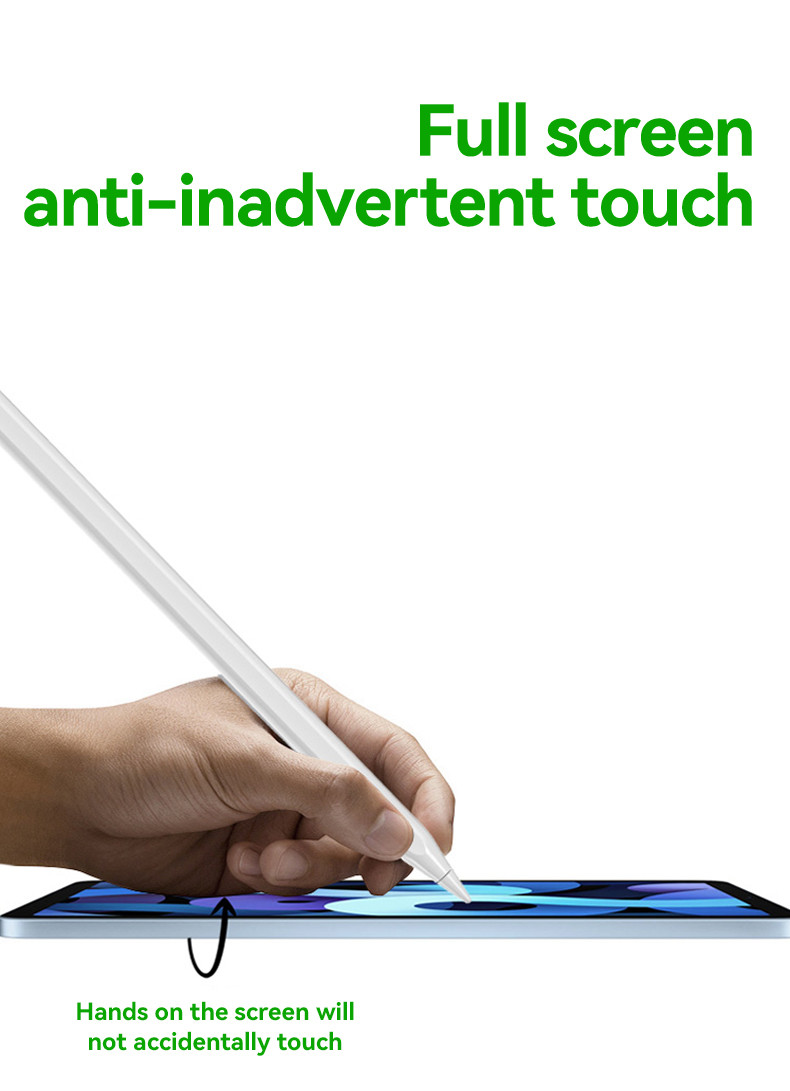 Silver 14.5cm Tablet Stylus Pen Compatible With Android / IOS / Windows