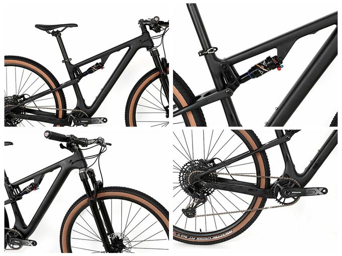 TWITTER Carbon Fiber Full Suspension Mountain Bike With MAXXIS Tire