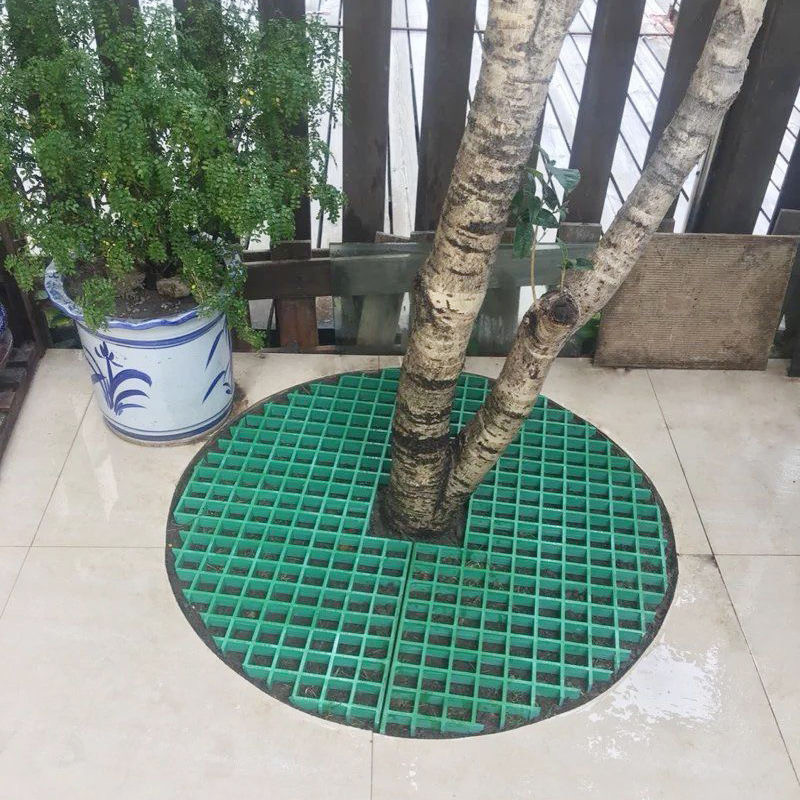 Transportation Fiberglass Molded Grating Mesh Flooring 38*38mm