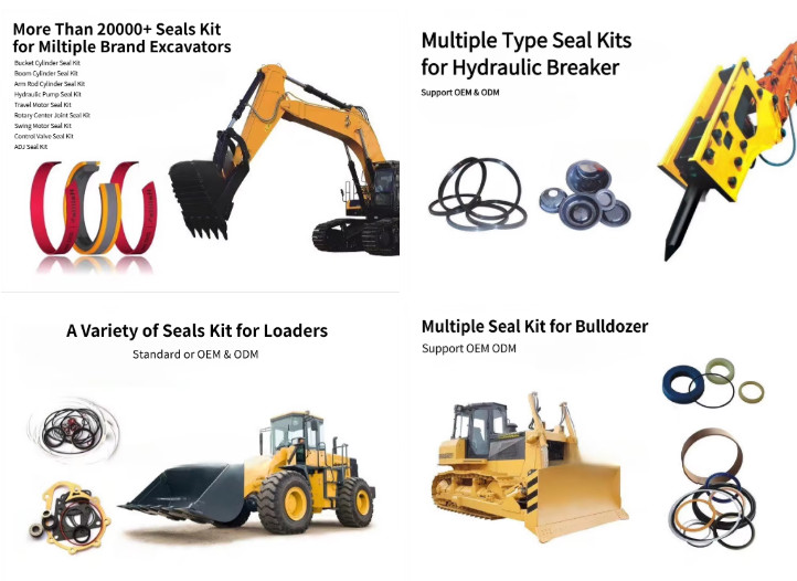 GB2T GB3T GB4T GB5T GB6T GB8AT GB8T Breaker Hammer Seal Kits Excavator Construction MachineryParts Seal Kits for Hydraulic Breaker