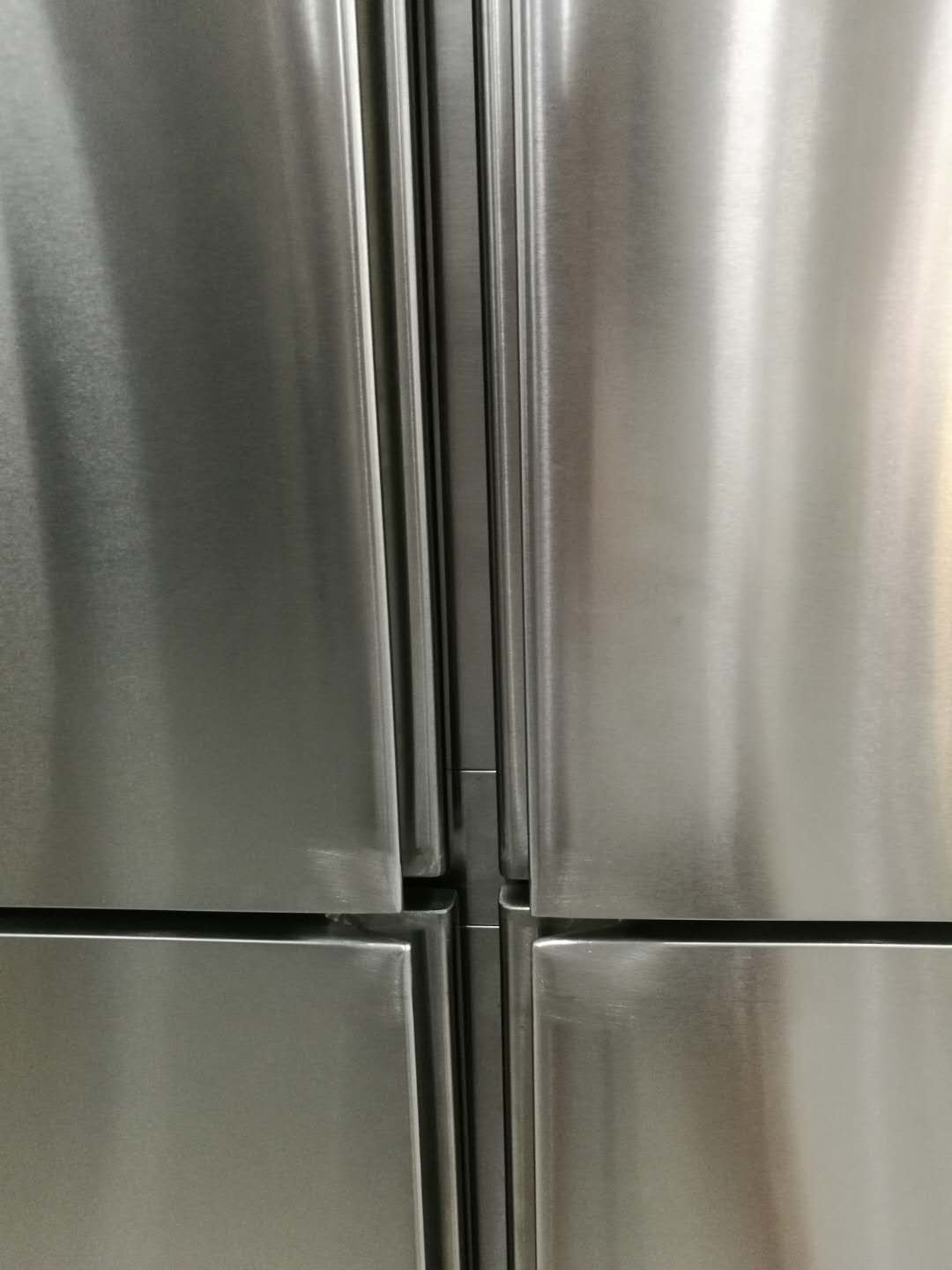 Stainless Steel 4 Door Commercial Refrigerator Freezer With 1.0m³ Capacity