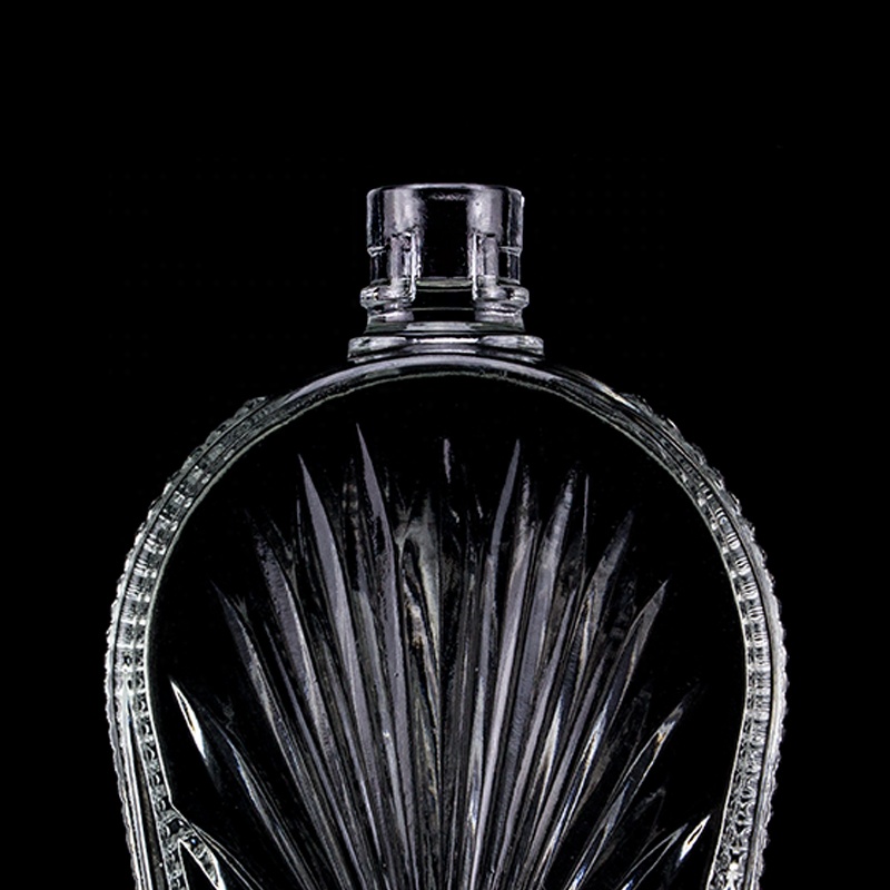 1000ml Flint Glass Transparent Empty Vodka Whisky Glass Bottle for Your Requirements