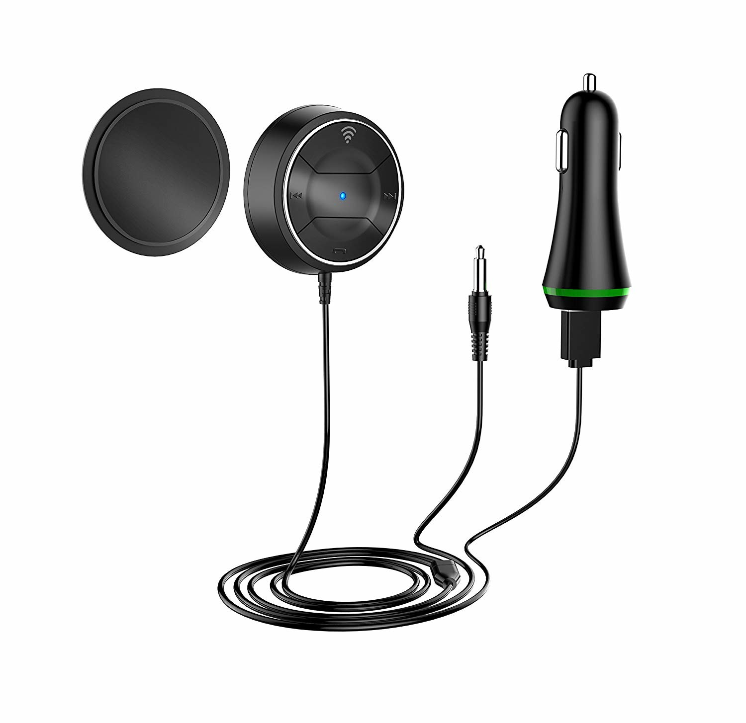 2019 Universal 3.5mm jack Bluetooth Car Kit Hands free Music Audio Receiver Adapter Auto AUX Kit