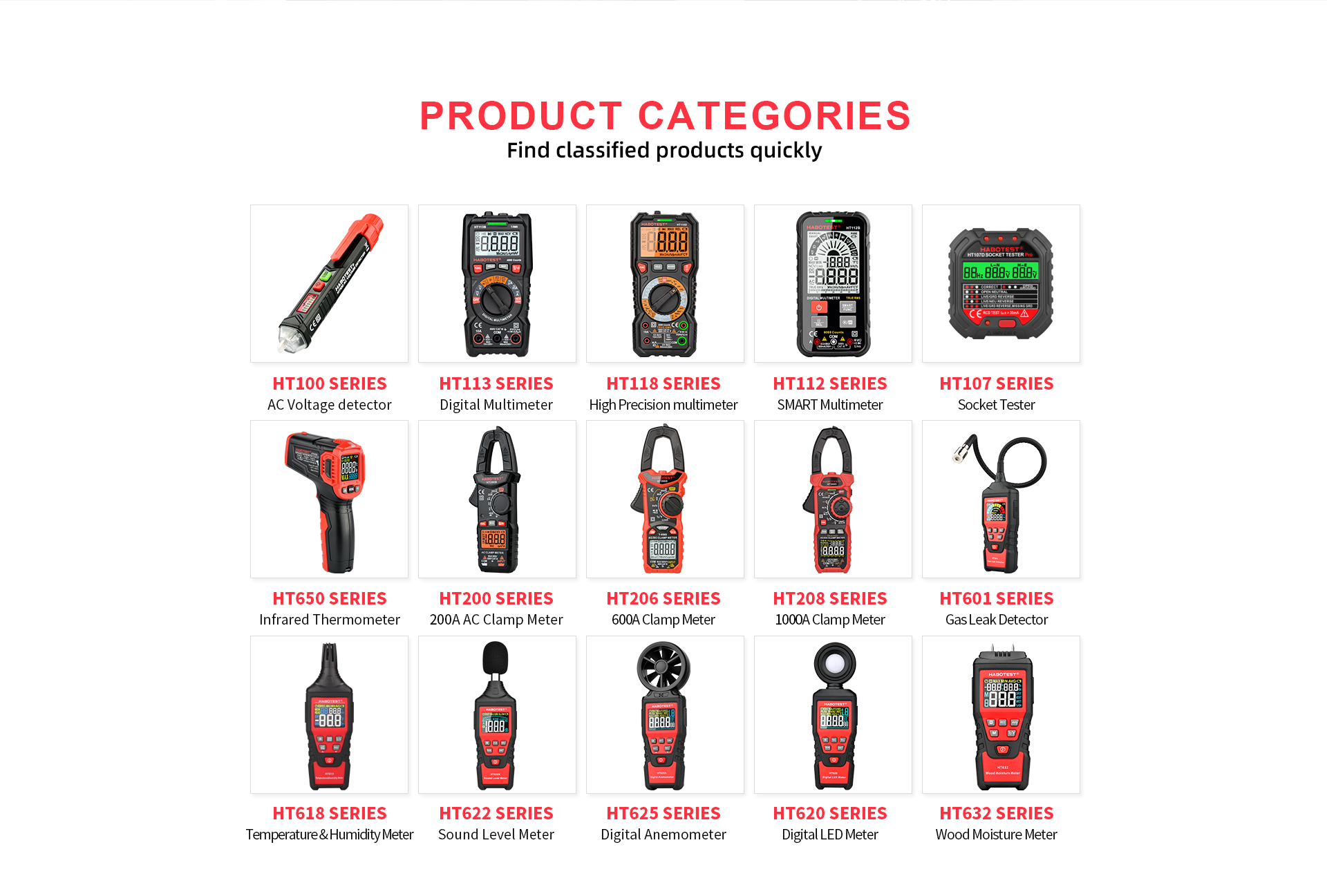 Pen Type 1000ppm Habotest Handheld Gas Leak Detector