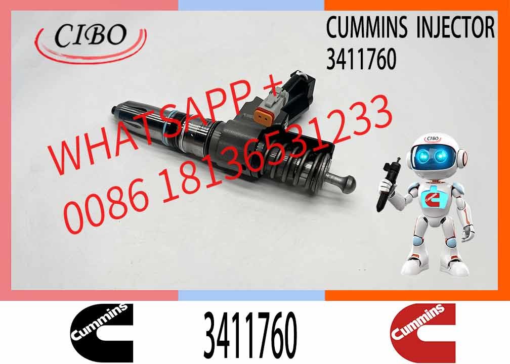 N14 ISM11 QSM11 M11 Auto Engine Fuel System Fuel Injector 3411766 3411753 3411760 for cummins