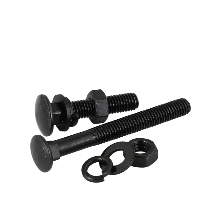 GB Standard Stainless Steel Carriage Bolts Zinc Finish Square Neck Bolts Mushroom Head