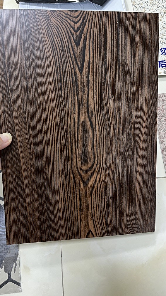 Embossed Wood Grain Steel Metal Sheet Cladding 26Ga HDP