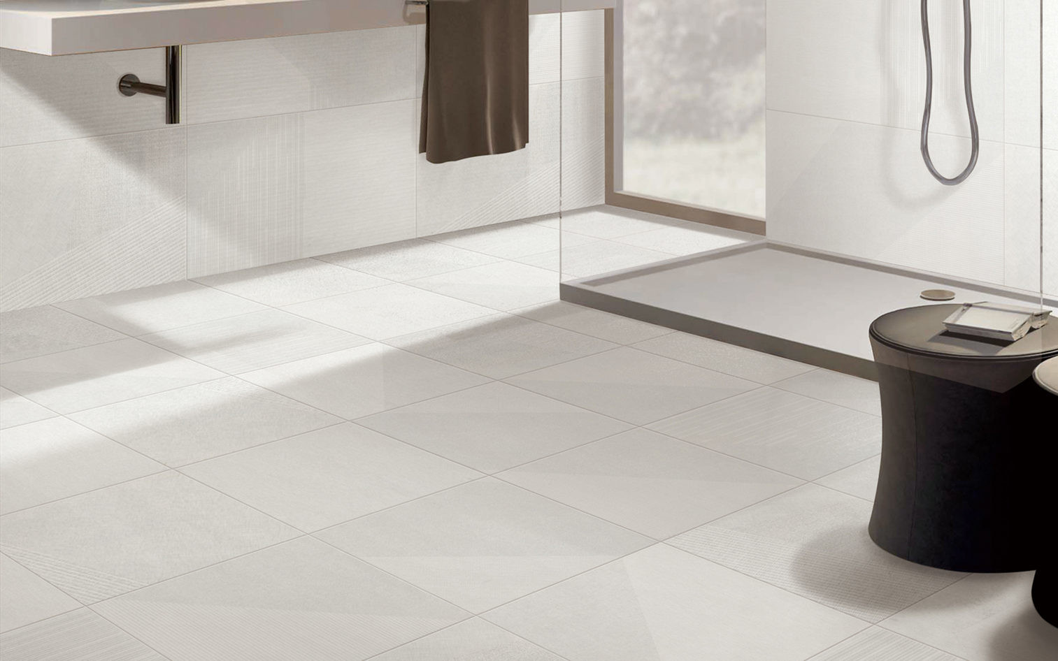Modern Wall Indoor Outdoor Porcelain Tiles Marble Look Like Grey Color