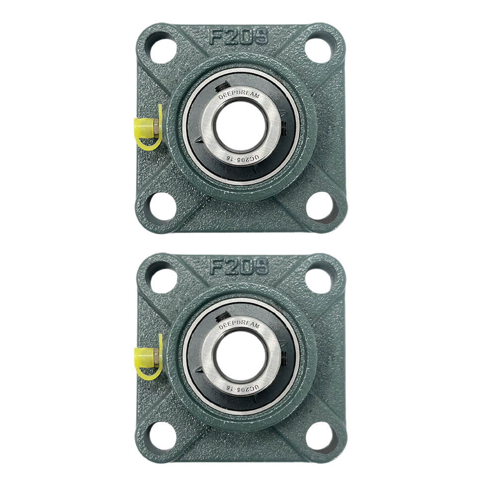 High Quality F205 Flange Units Square Chrome Pedestal Block Bearing UCF205-16