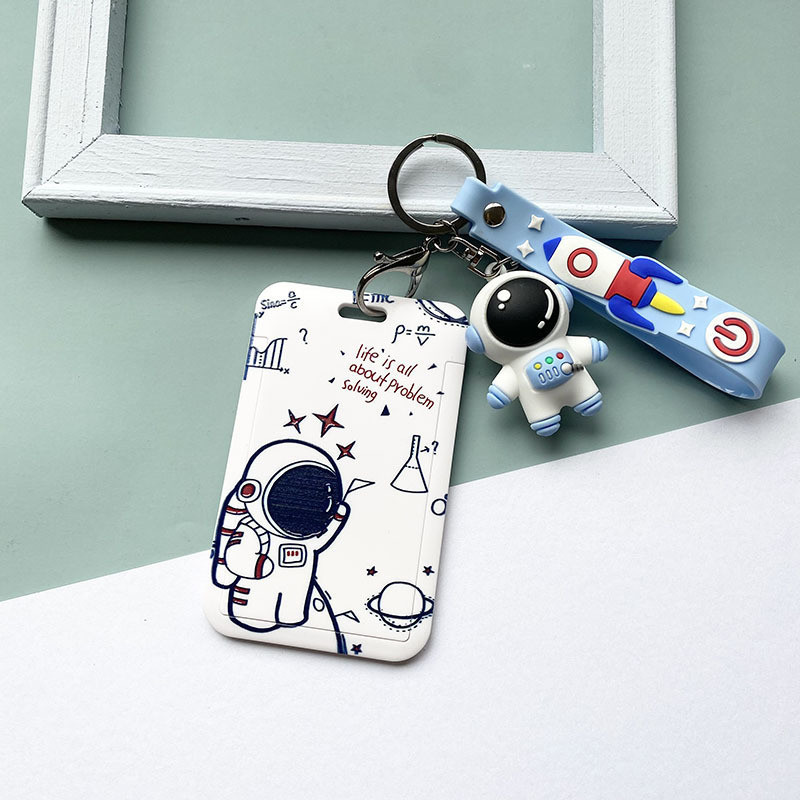 Silicone Card Holder Vertical With Lanyard Neck Strap Heavy Duty ID Card Business Card Offices Supplies