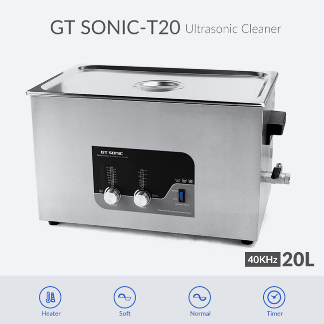 Frequency 40kHz 400W Heated Ultrasonic Cleaner Double Power Series