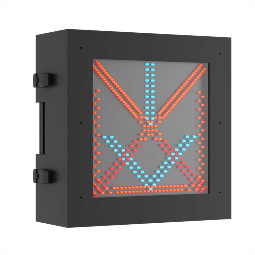 P10mm P16mm LED Lane Control Signs Parking Lot Exit Signs Signal