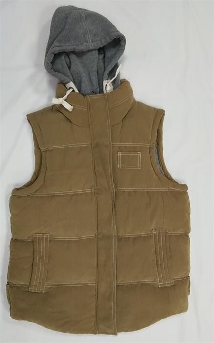 Black Bubble Vest Mens Big And Tall