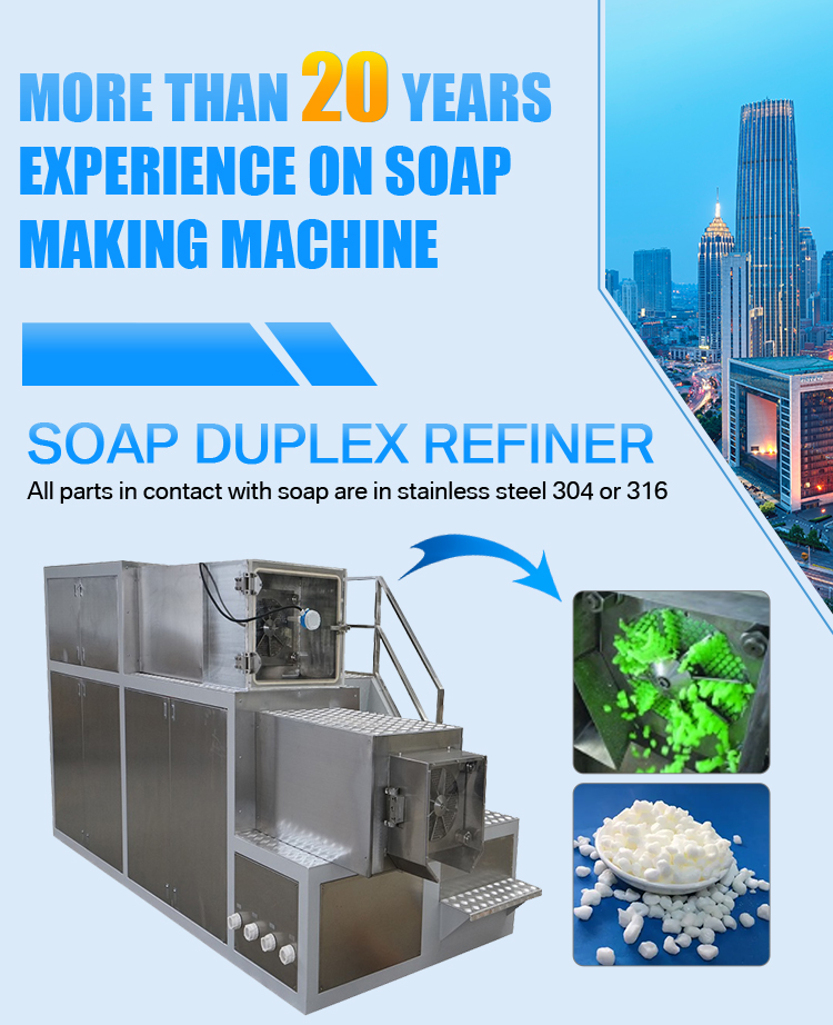500kg/h Soap Noodles Making Machine with Refine and Extrude Function 220/380v Voltage
