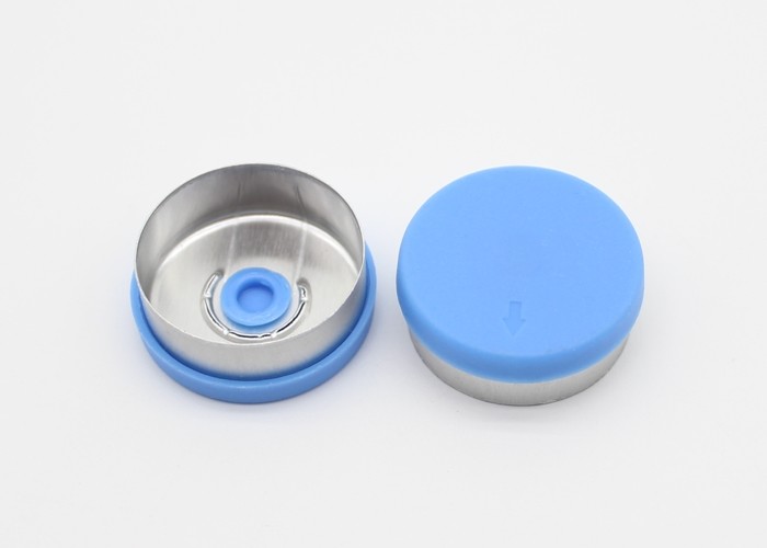 20.3*7.3mm Tear Off Caps Customized Logo Plastic PP And Aluminum Material