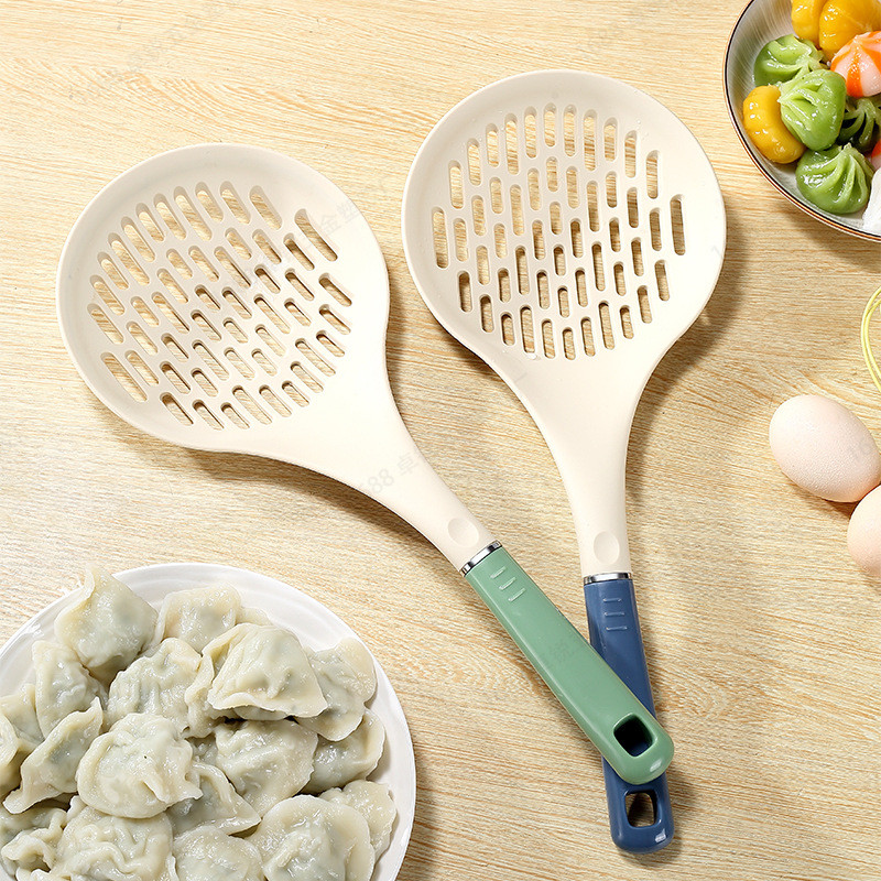 Silicone Strainer Scoop Colander Slotted Pasta Spoon Heat Resistant 600 °F Slotted Ladle Spoons For Kitchen Cooking Tool