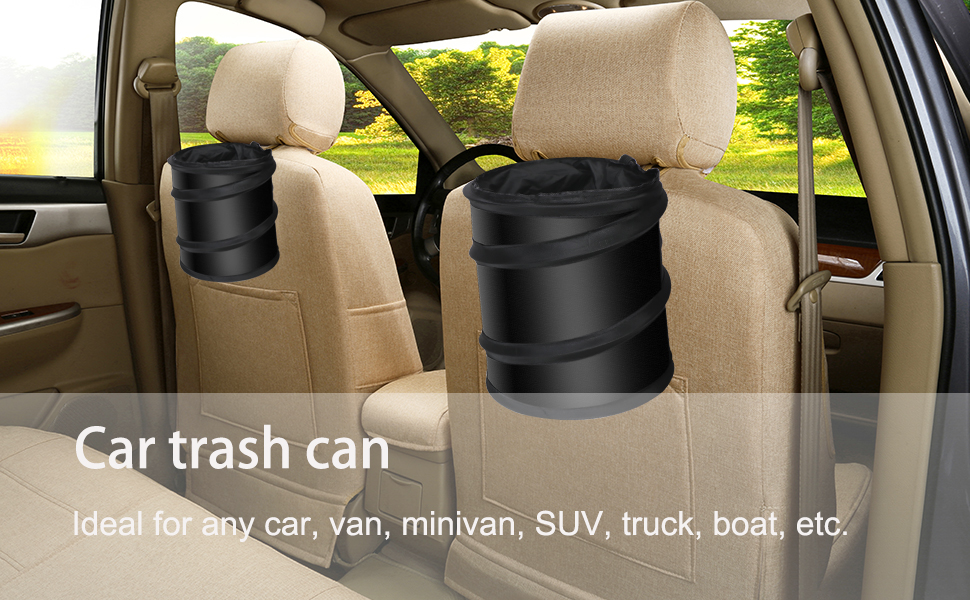 Car Trash Can