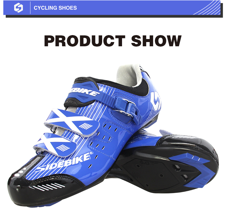 Compatible Spd Cycling Shoes , Professional Waterproof Mens Cycling Shoes