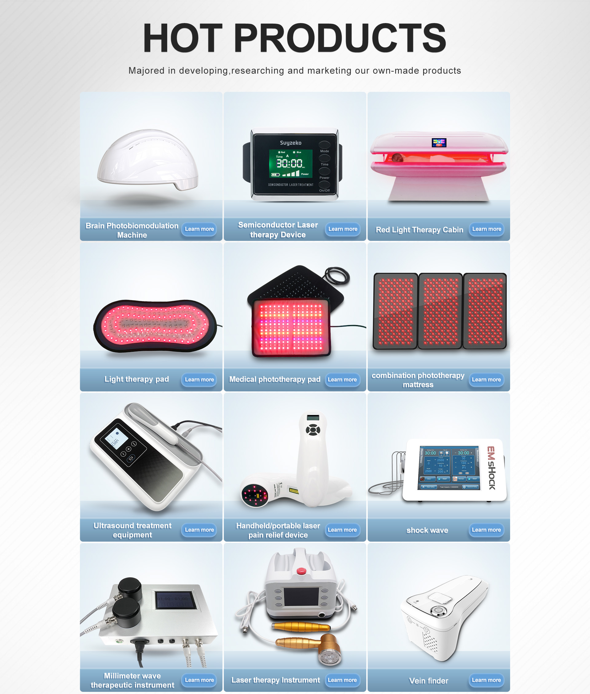 810nm Transcranial Magnetic Stimulation Neurofeedback Devices Physiotherapy