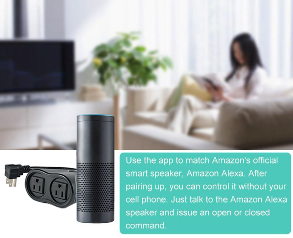 Outdoor Wifi Smart Plug Remote Control Socket With Alexa Iffft Google Assistant