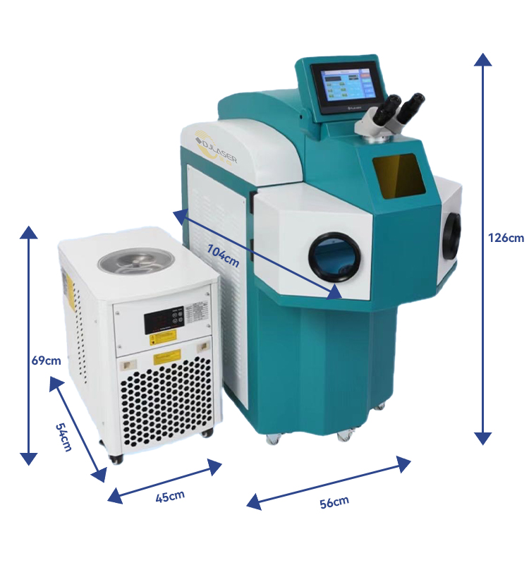 200W 300W Metal Silver Jewelry Split Laser Welder by HIGHYAG KBF YAG Jewelry Laser Welding Machine for Discounted Sale