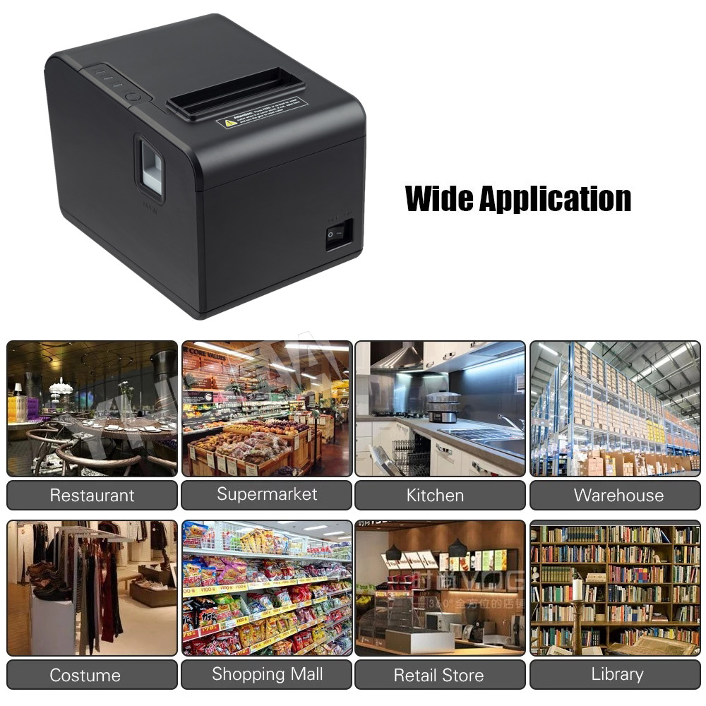 High Speed 80mm Thermal Printer Portable Handheld Bluetooth Receipt Printer