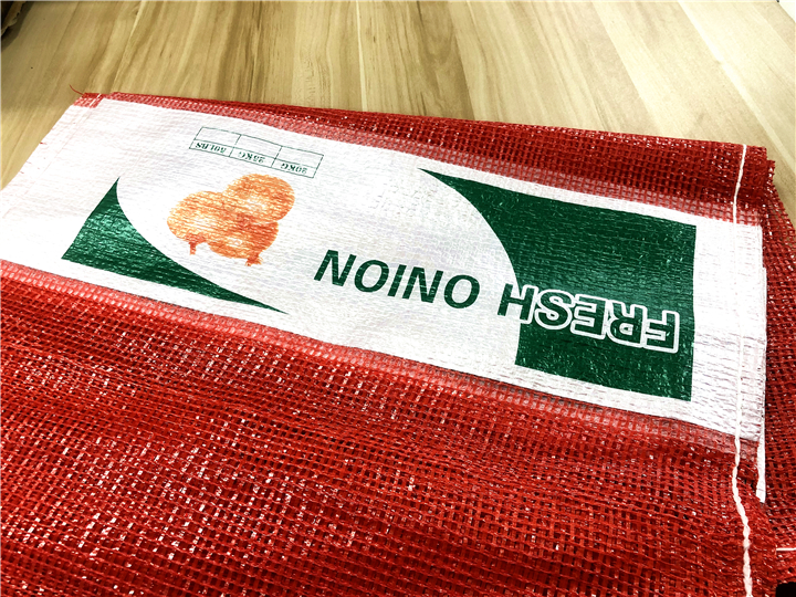 25kg 50kg Leno Onion Packing Mesh Net Sacks and Durable HDPE Fruits Vegetables Package