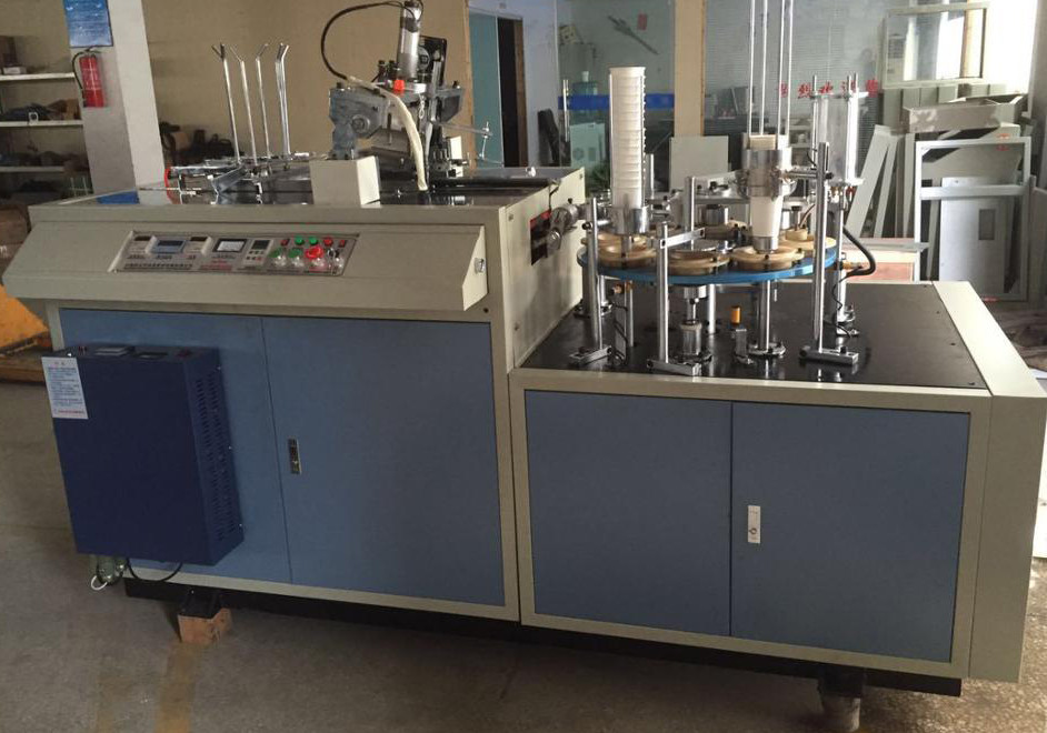 400gsm Corrugated Double Wall Paper Cup Machine 6-50OZ Ultrasonic Paper Cup Machine