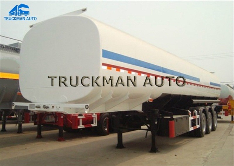 50 Cubic 3 Axles Oil Tank Trailer Truckman Brand With 50 Tons Loading Capacity