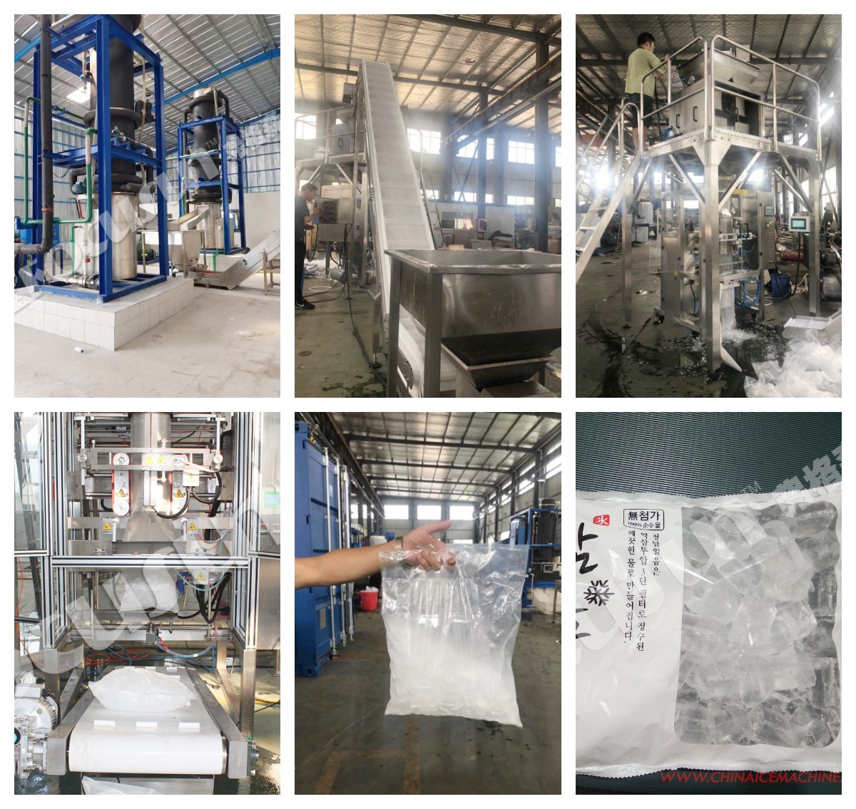 8ton/Day Tube Ice Machine for Philippines Customized Industrial Ice Tube Making Machine