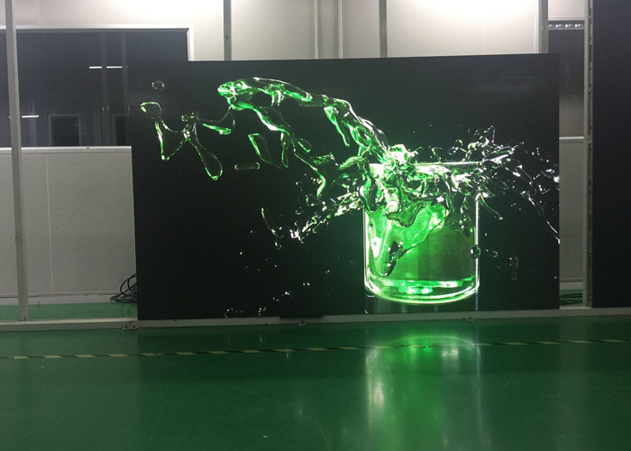 Clear Replacement Indoor Rental Led Display Advertising / Led Tv Background Wall