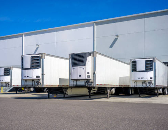 3 Axle Semi-Trailer Refrigerated Truck For Frozen Goods Transport Preservation Equipment