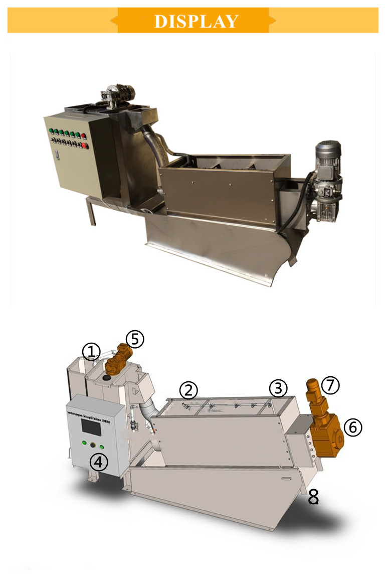 Food Industry Wastewater Treatment 8-13m3/day Capacity Oily Waste Recycling Machine
