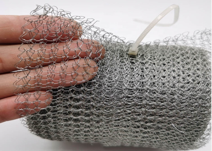 0.23mm 99.9% Copper Knitted Mesh Roll For Distillation Column Packing