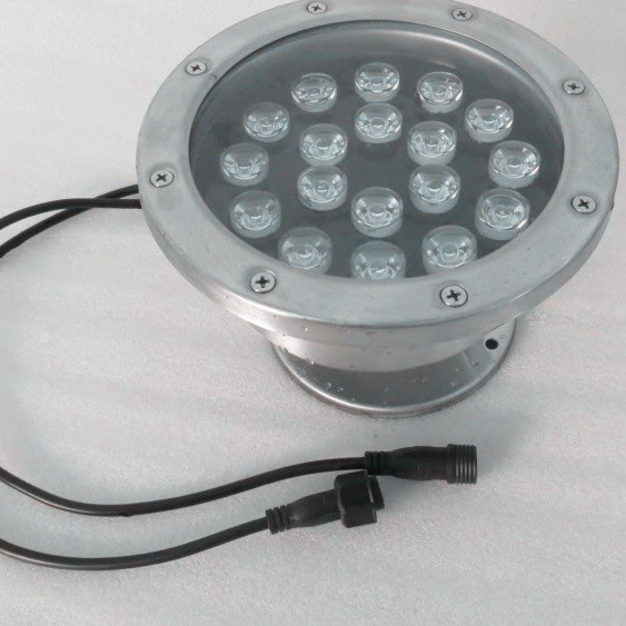 18x8W 24V Tempered Glass Rgbw Underwater Pool Lights Stainless Steel