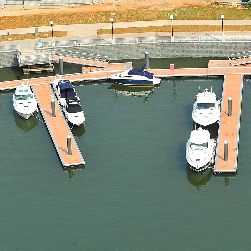 Customize Your Yacht Floating Dock With Aluminum Alloy Dock Frame Marina Floating Pontoon