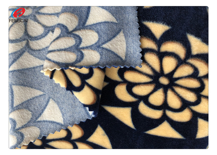 Knitted Stretch Short PlushSpandex Velvet Fabric For Garment Blanket