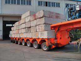 50 Ton Capacity Low Boy Truck Semi Trailer with Hydraulic Ramp and Main Beam Q345B