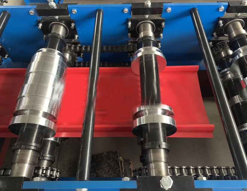 Plc Self Lock Standing Seam Roof Roll Forming Machine 15m/Min 3p