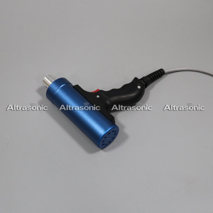 28Khz Ultrasonic Spot Welding Machine / Hand Ultrasonic Riveting Gun with Titanium Alloy Horn Tip