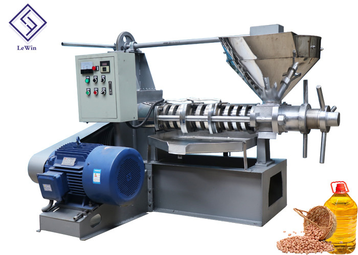 Hot press and cold press spiral oil press machine high quality edible oil machine