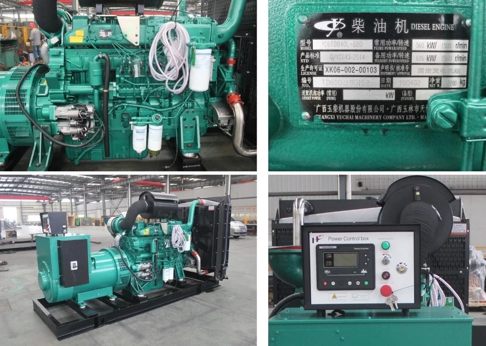 SC9D340D2 SDEC Engine Electric Diesel Generator set 200KW 250KVA