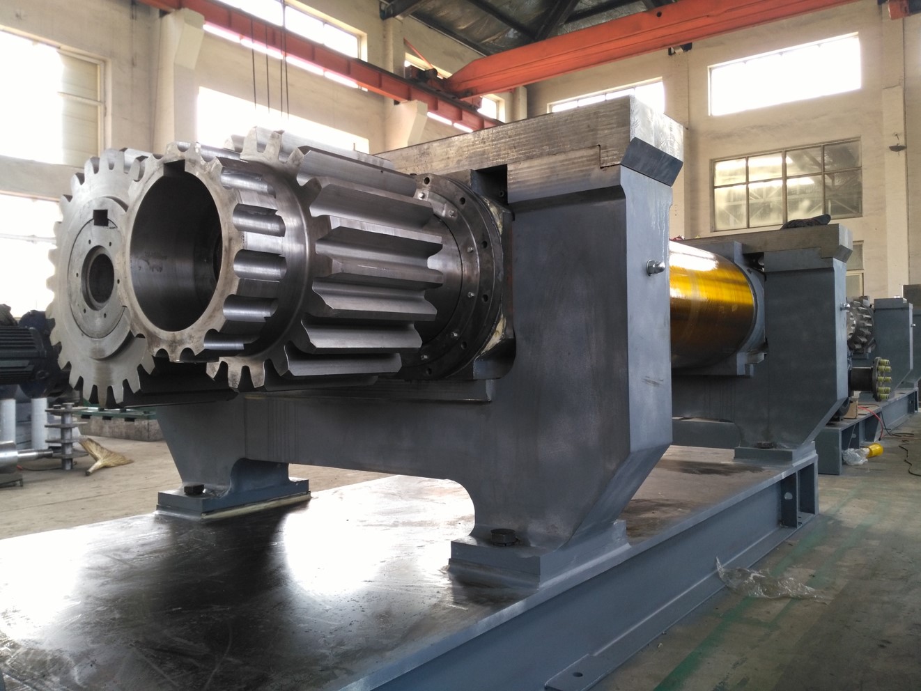 55KW Rubber Mixing Mill Machine XK450 Two Roll Open Mixing Mill