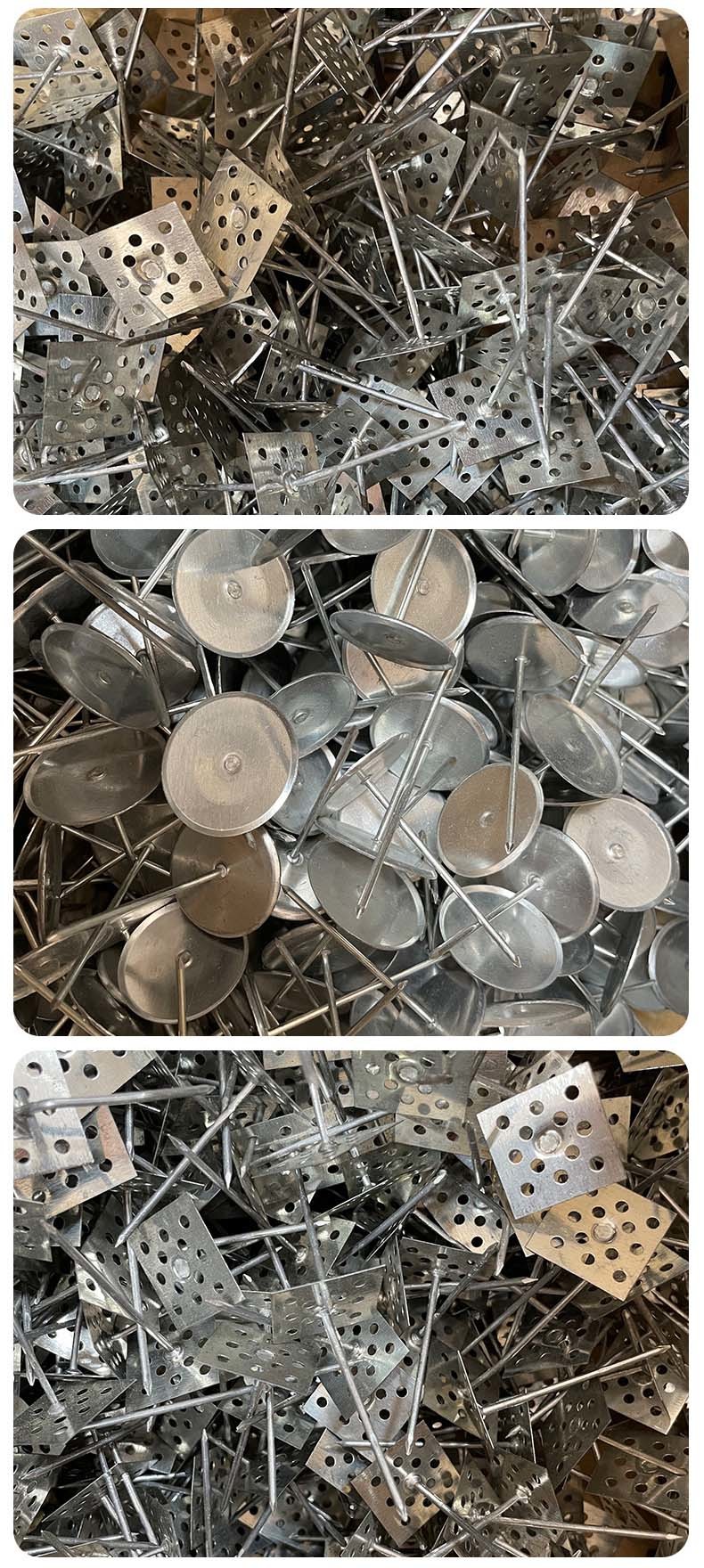 Insulation 24x24mm Self Adhesive Stick Pins Hvac Spare Parts
