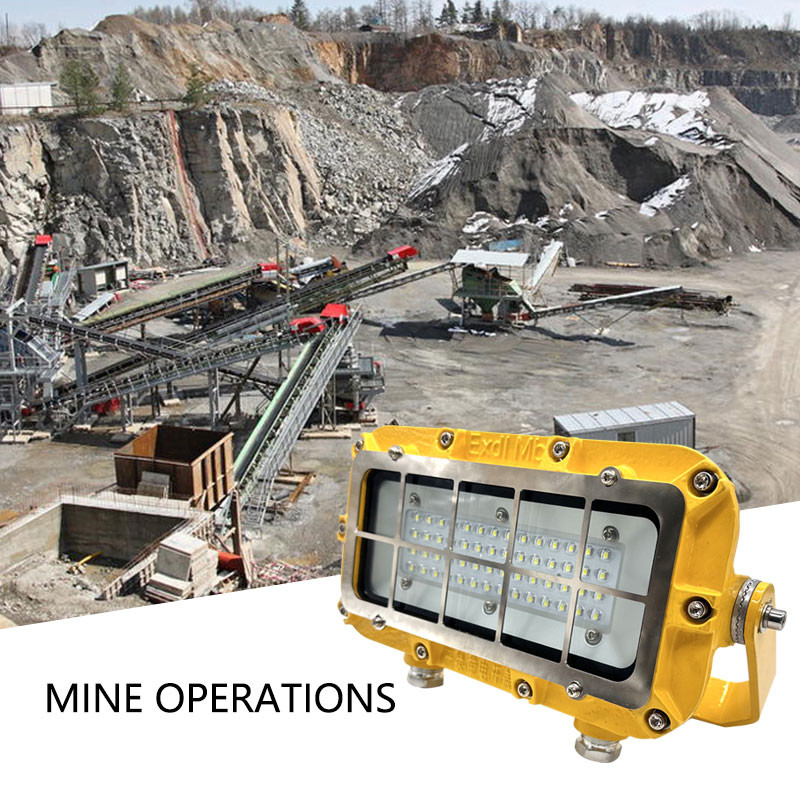 IP65 Explosion Proof Lighting Fixture High Efficiency IP65 LED Mining Lights